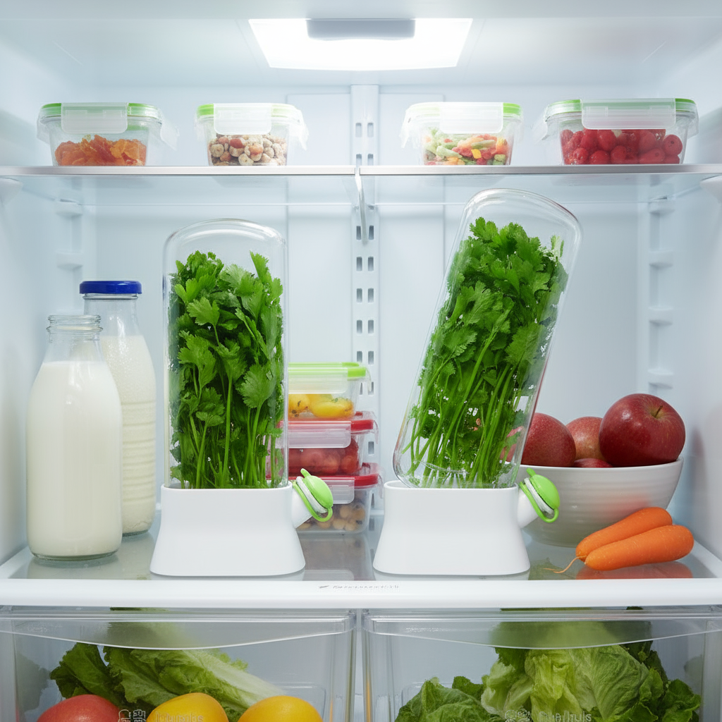 Herb Keeper Container – Fresh Herb Storage